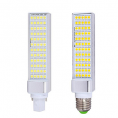 2Pcs Rotatable Turn 12W LED Corn Bulb G24 120 x SMD 3014 Light Lamp