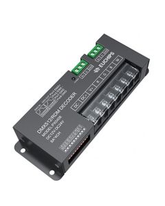 PX0408 12v 24v 8A 4CH DMX512 RDM RGBW Euchips Controller Decoder