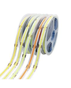 High End 12V 24V DC Cuttable Indoor Lighting Flexible Dotless COB LED Strip