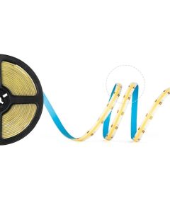 12V 24Vdc Flexible Dotless COB CCT LED Strip 640LEDs/M 2700K to 6000K 16.4Ft