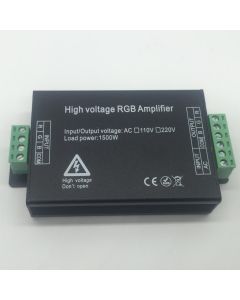 1500W RGB LED Amplifier AC 110V 220V High Voltage Power Repeater