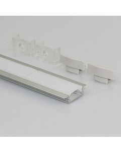 1 Meter 12mm Width Recessed LED Lighting Aluminum Profile Extrusion
