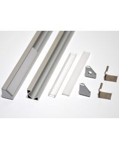 1 Meter Aluminum Channel L Shaped Mounted Profile For LED Strips