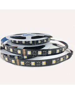 24 Volts 4 Colors in 1 Chip 5050 Smd Black Pcb LED RGBW Flexible Light Strip