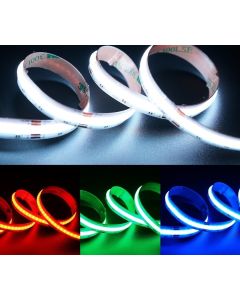 24V DC Cuttable 10mm Dotless COB RGB Seamless Flexible LED Strip