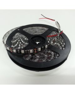 5050 SMD Black PCB LED Strip Light 5M 300 LEDs Waterproof 12V