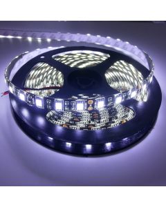 Black PCB 5050 White Light Waterproof LED Strip 5M 300 LEDs 12V