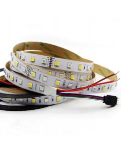 12V 24Vdc 5M 16.4 Feet 60LEDs/M 5050 RGB+CCT LED Tape Strip Light
