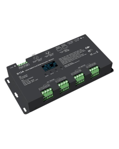 D12A Skydance Led Controller OLED 12CH*5A 12-24VDC CV DMX Decoder