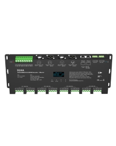 D24A Skydance Led Controller OLED 24CH*5A 12-24VDC CV DMX Decoder