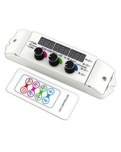 Bincolor BC-350RF Rotary Remote Control DC 12-24V 3CH Display Led Controller