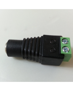 DC 12V Female Power Connector Screw Terminal Barrel Style Plug