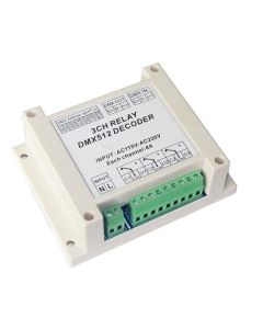 DMX-RELAY-3CH-220 Dmx512 Relays Decoder led Controller