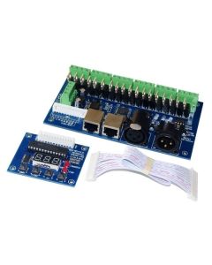 WS-DMX-18CH-LED Digital Display Decoder DMX512 XRL 3P RJ45 Controller