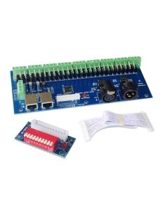 WS-DMX-27CH-RJ45-DIPC 12-24v Led Dimmer 1A*27CH Decoder