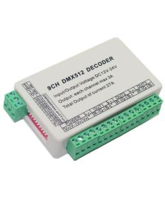 WS-DMX-9CH 9CH Dmx512 Decoder Led Controller 9 Channel Dimmer Drive