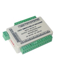WS-DMX-RELAY-12CH 12ch Relay Switch DMX512 Signal LED Controller