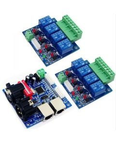WS-DMX-RELAY-4CHX2 Relay Switch Dmx512 Controller Decoder