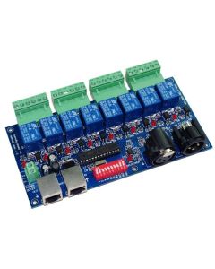WS-DMX-RELAY-8CH 8CH Relay Switch DMX512 Decoder RGB Controller