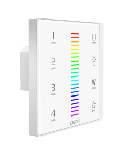 Ltech EX8 RGBW 4 Zones Touch Panel Led Wall Mounted Controller
