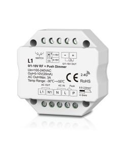 L1 Skydance Led Controller RF to 1 Channels 0-10V +Push Dimmer