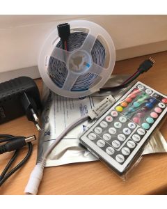 RGB 5050 DC 12V Flexible LED Light String 44 Key Control Lighting Gear