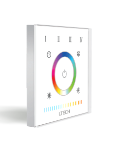 Ltech EX5S Dimmer RGBWY Touch Panel Decoder Control Dmx512 Led Controller