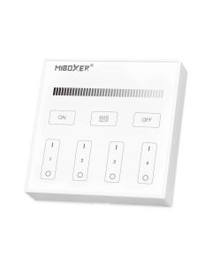 MiBoxer Mi.Light B1 Single Color 4-Zone Touch Panel Remote Controller 2.4G 3Vdc