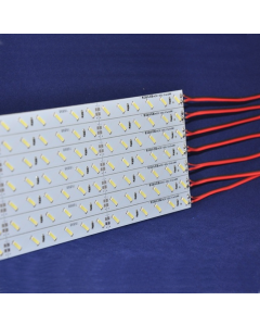 100 pcs Ultra Bright Led Bar Light DC 24V 72LEDs SMD 7020 Rigid Strip