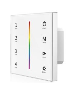 T13-1 Skydance 4 Zones LED Controller AC 85-265V RGB Touch Panel Remote 2.4G