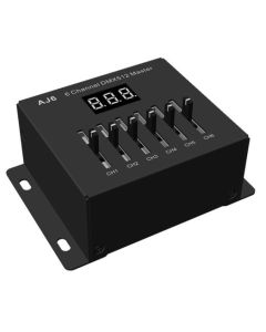 AJ6 Skydance 6 Channel DMX Master Control Fader Console