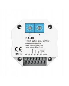 DA-4S Skydance Led Controller DALI 4 Push Button Dimmer