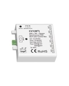 CV1 (WT) 12-24V DC 6CH Skydance Controller WiFi RF Sensor Synchronous DIM Led Control Box