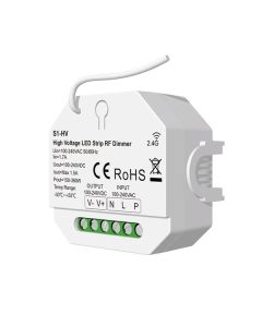 S1-HV Skydance Controller 1CH 1.5A 100-240V AC High Voltage Led Strip RF Dimmer