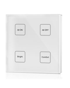 TS4 (WZS) Skydance 4 Scenes Zigbee Touch Panel Remote Led Controller 100-240V AC