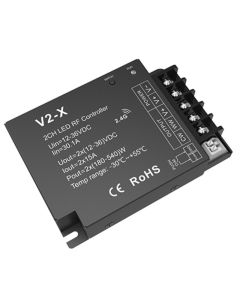 V2-X Skydance Dual Color 2CH 15A 12-36V DC CV Led Controller