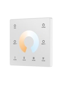 TW2 1 Zone CCT Wall Mounted Touch wheel Panel Remote Control SKYDANCE LED Controller