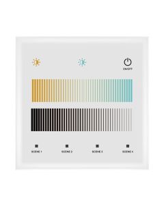T2-L Skydance 2CH 20mA Color Temperature Touch Panel 0-10V Dimmer